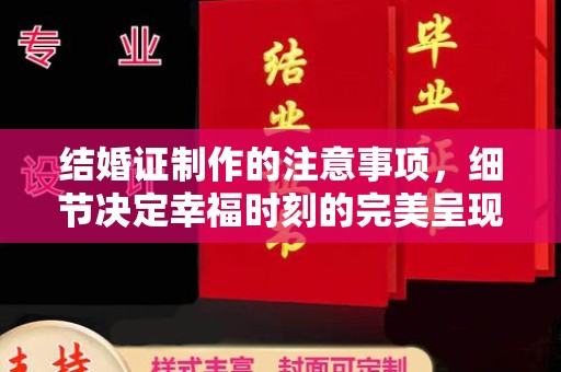 彭泽结婚证制作的注意事项，细节决定幸福时刻的完美呈现